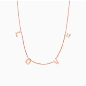 The LOVE Letter Necklace